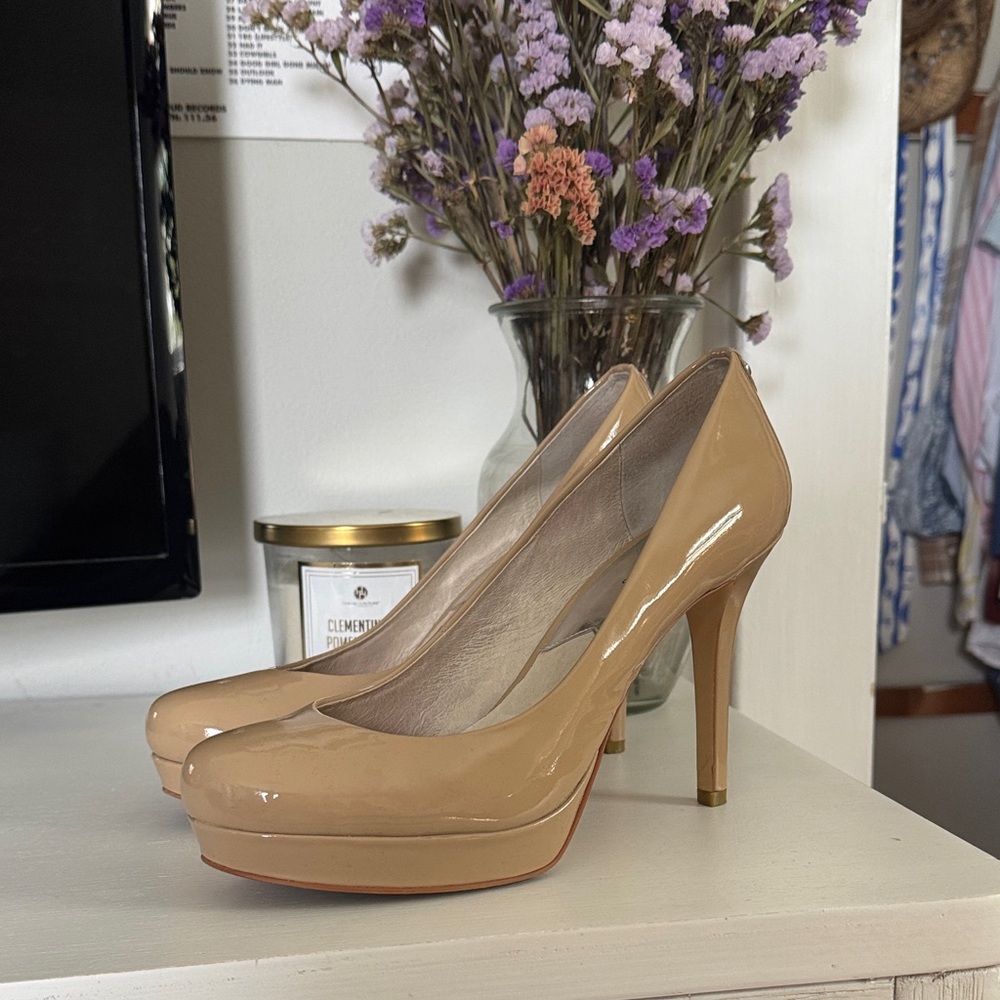 Elegant Tan High Heels